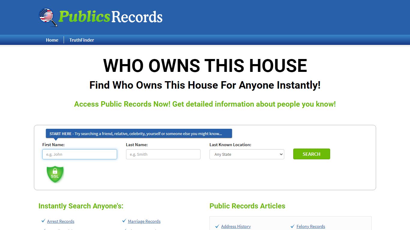 Find Who Owns This House For Anyone Instantly!